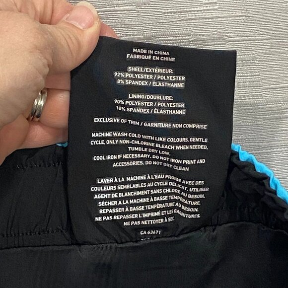 SPYDER Blue Swim Shorts Men's Size XL Quick Dry UPF 30+ Boxer Lined Trunks - Picture 13 of 16